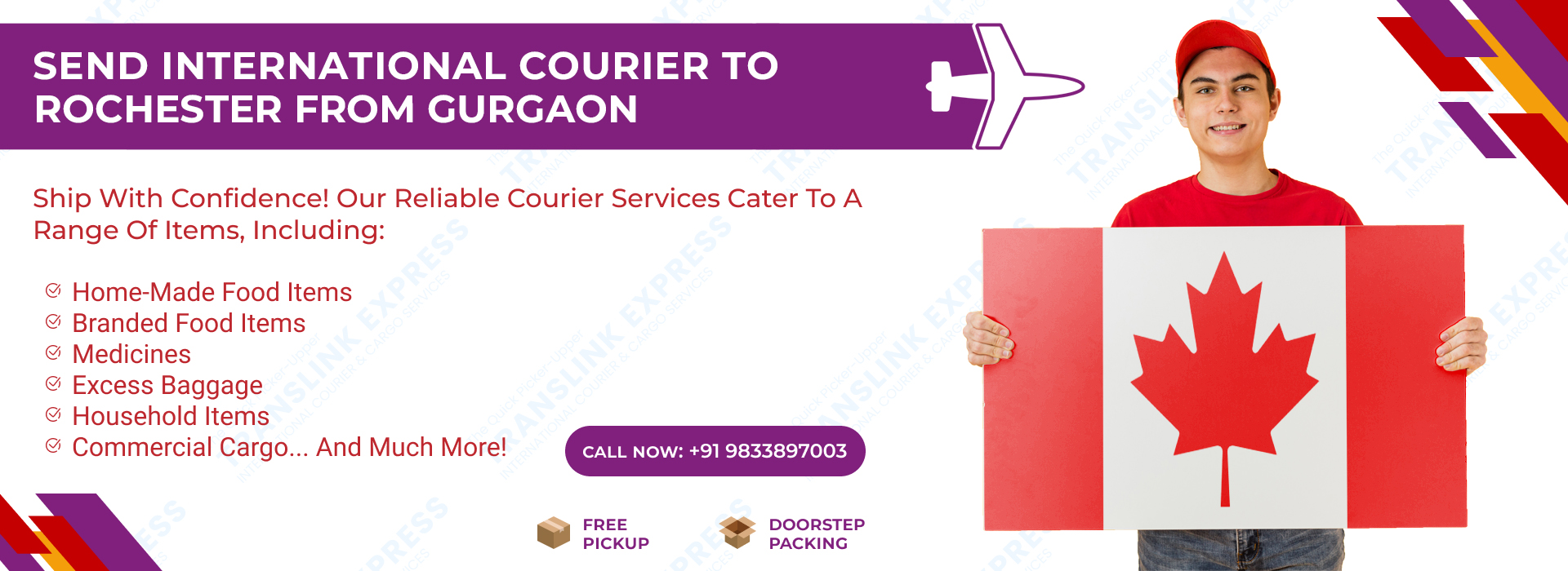 Courier to Rochester From Gurgaon